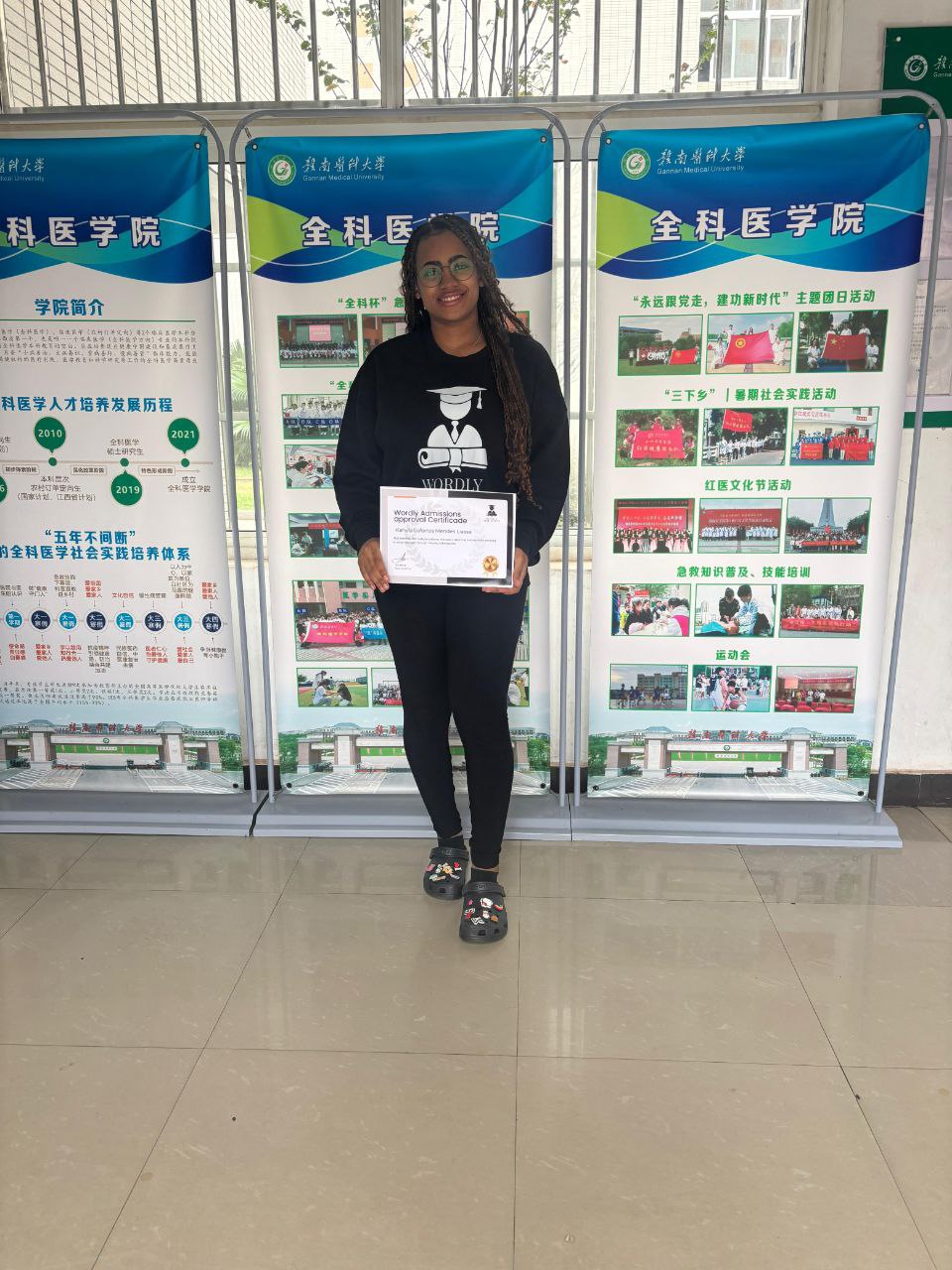 Kahyla โ Wordly Admissions student at Gannan Medical University, China